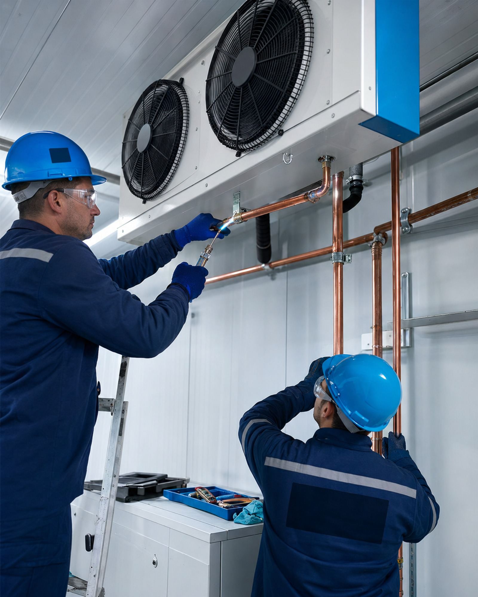 Instalação de sistemas de refrigeração