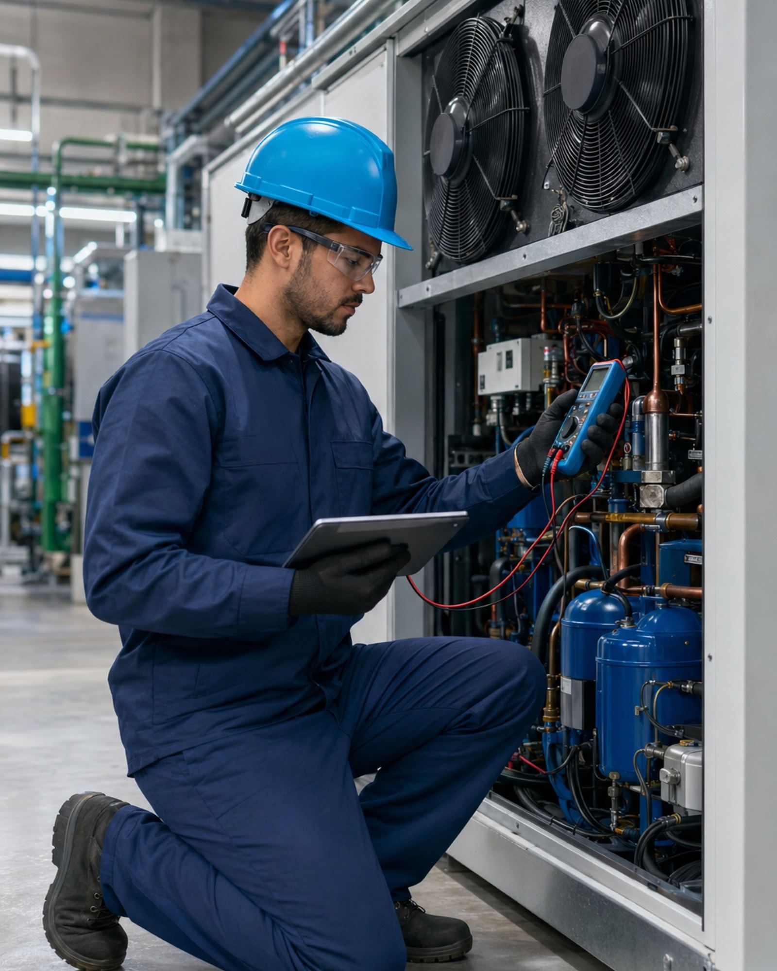 Manutenção preventiva de refrigeração