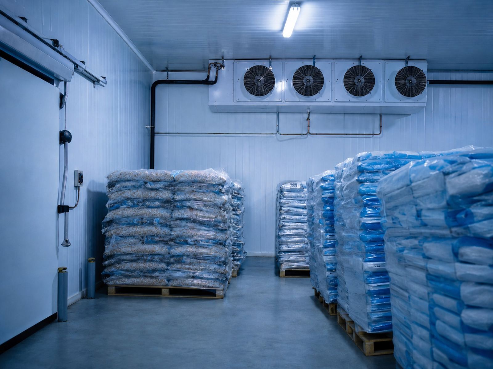 Equipamento em câmara fria